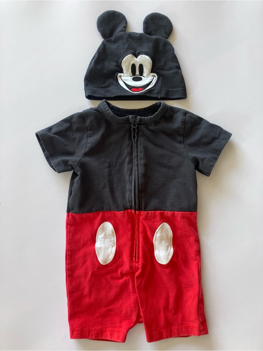 Disney Parks Mickey Mouse Romper Costume Onesie 24M | 100% Cotton